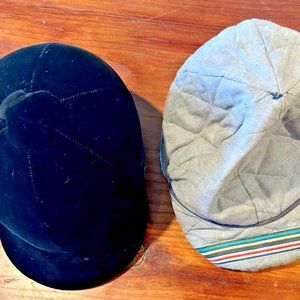 Velvet Horse Riding Vintage Helmet Hat Farmhouse Cowgirl Western Outdoor